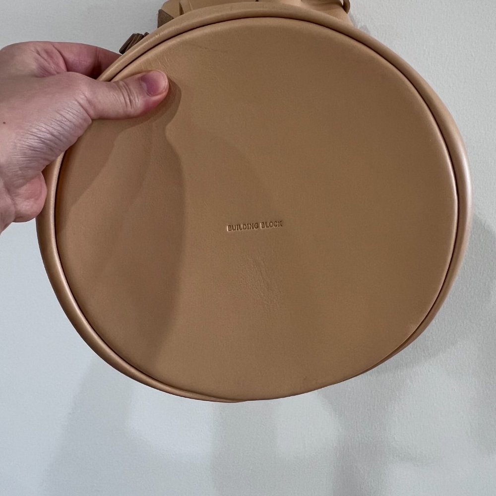 Building Block Leather Bucket Bag - Picture 4 of 6